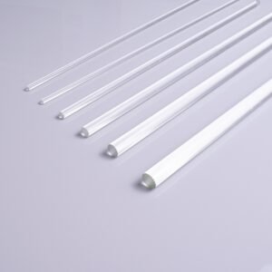 clear borosilicate COE 3.3 glass rod