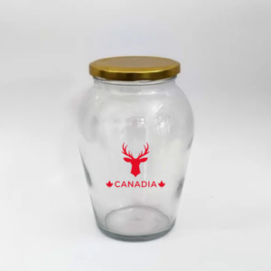 Empty Matki Glass Jar 1000 ML