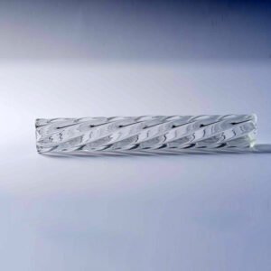 Clear Special Shape high borosilicate COE 3.3 Glass Tube