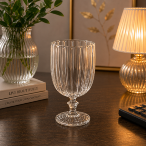 Elegant Crystal Wine Glass